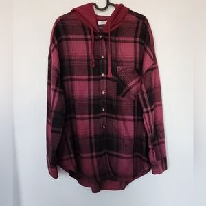 Hoodie Button Up